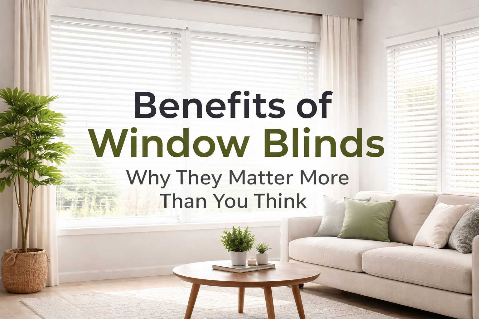 benefits of window blinds